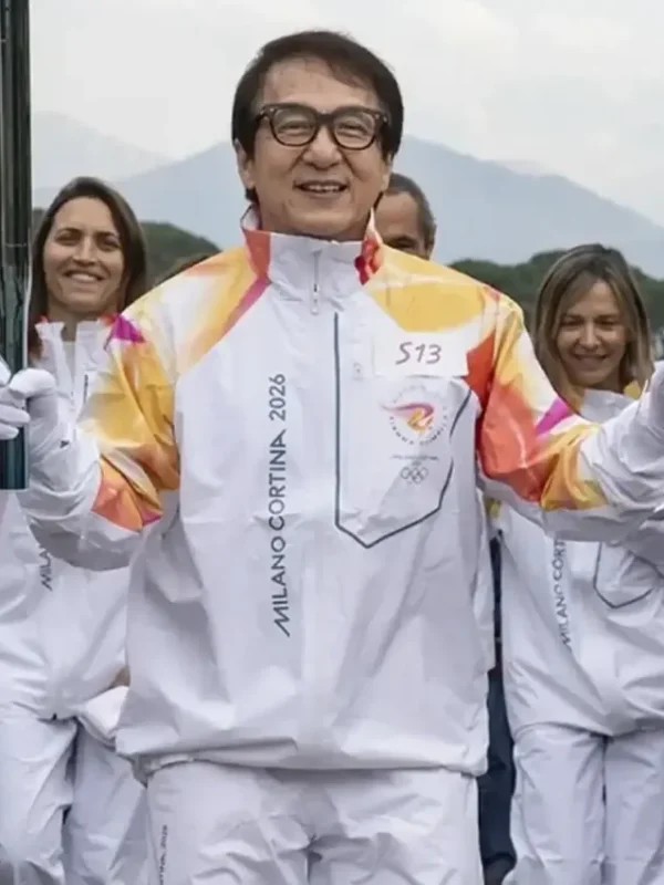 Jackie Chan Winter Olympics Flame Jacket