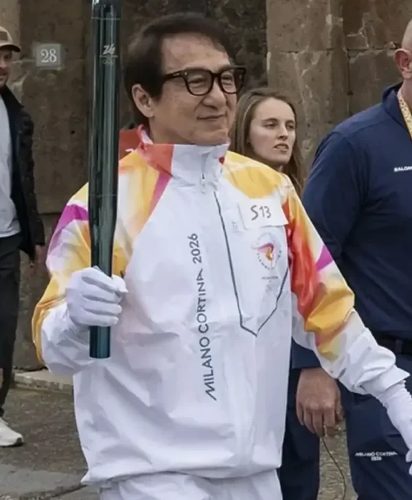 Jackie Chan Winter Olympics Flame Jacket