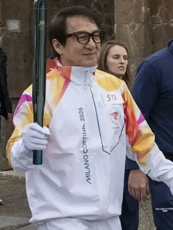 Jackie Chan Winter Olympics Flame Jacket