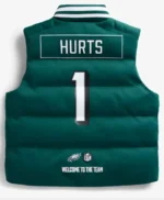 Jalen Hurts Philadelphia Eagles Puffer Vest