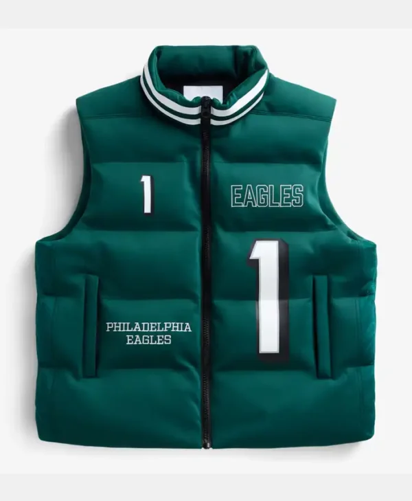 Jalen Hurts Philadelphia Eagles Puffer Vest