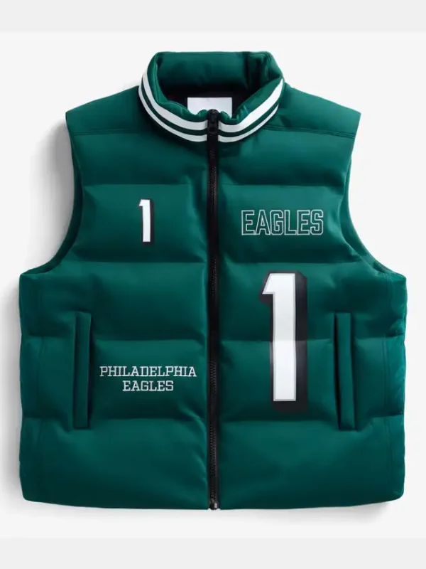 Jalen Hurts Philadelphia Eagles Puffer Vest