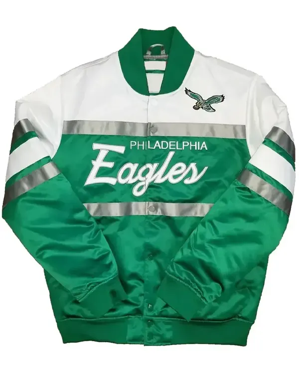 Jalen Hurts Philadelphia Eagles Script Jacket Jalen Hurts Philadelphia Eagles Script Jacket