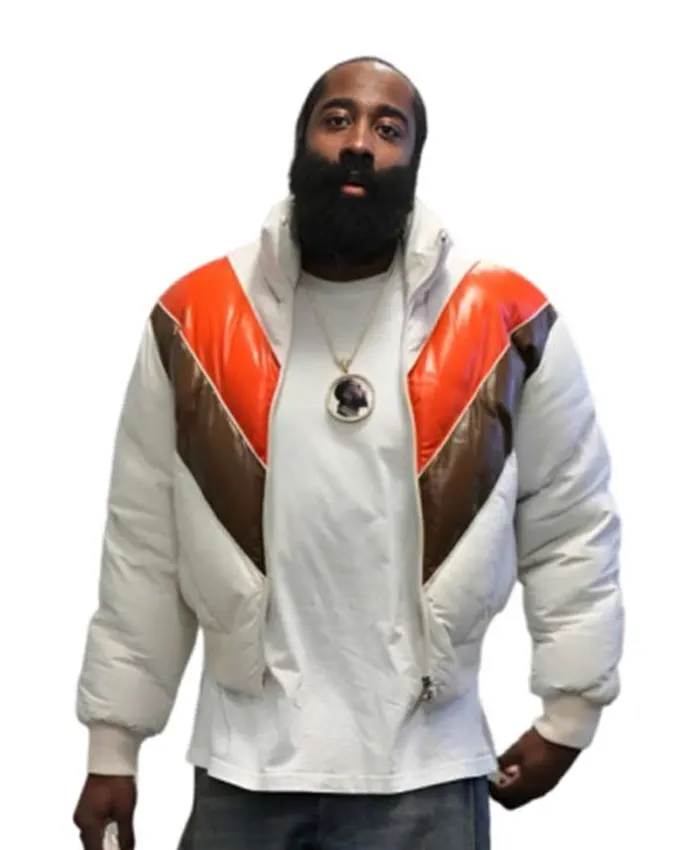 James Harden 76ers Puffer Jacket James Harden 76ers Puffer Jacket