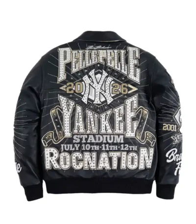 Jay-Z Pelle Pelle New York Yankees Leather Jacket