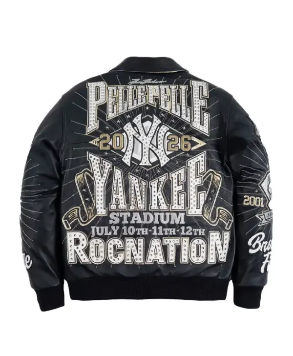 Jay-Z Pelle Pelle New York Yankees Leather Jacket