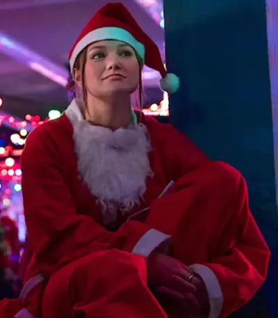 Jingle Bell Heist Olivia Holt Santa Coat