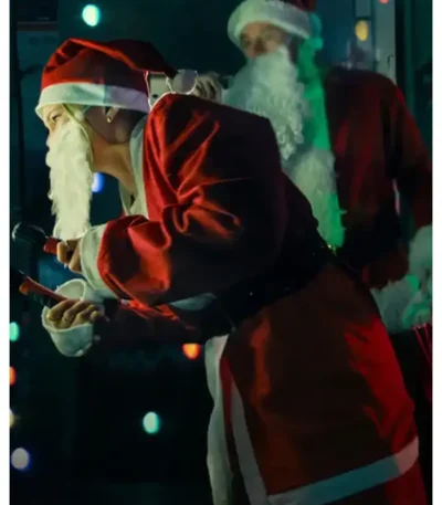 Jingle Bell Heist Olivia Holt Santa Coat