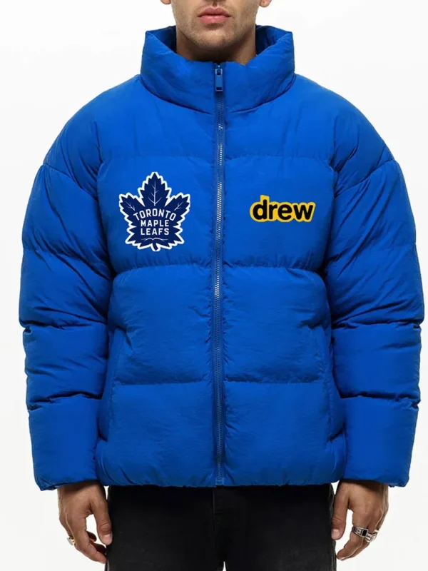 Justin Bieber Toronto Maple Leafs Puffer Jacket