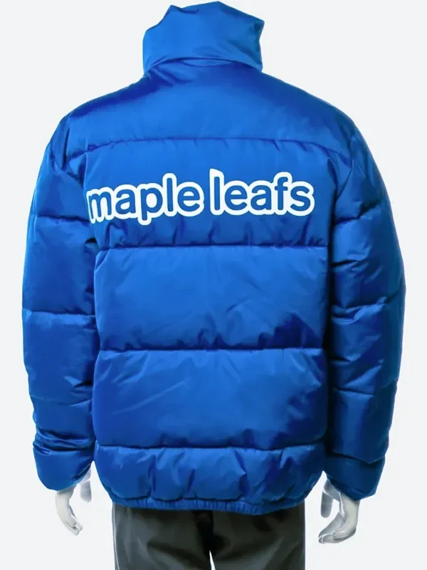Justin Bieber Toronto Maple Leafs Puffer Jacket