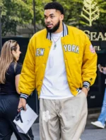 Karl-Anthony Towns New York Knicks Yellow Jacket