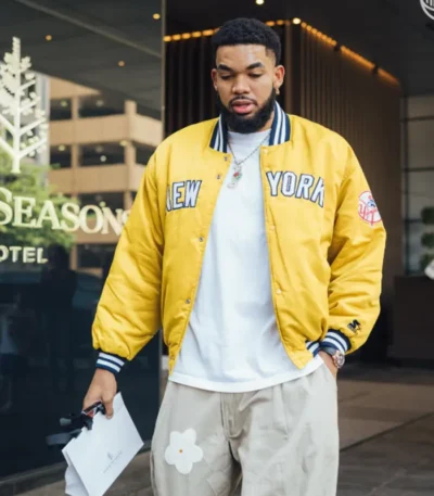 Karl-Anthony Towns New York Knicks Yellow Jacket
