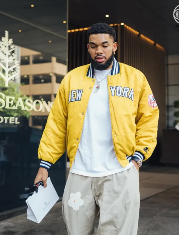 Karl-Anthony Towns New York Knicks Yellow Jacket