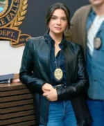 Katie Stevens Providence Falls S01 Black Leather Jacket