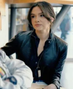 Katie Stevens Providence Falls S01 Black Leather Jacket