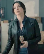 Katie Stevens Providence Falls S01 Black Leather Jacket