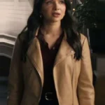 Katie Stevens Providence Falls S01 Brown Leather Jacket
