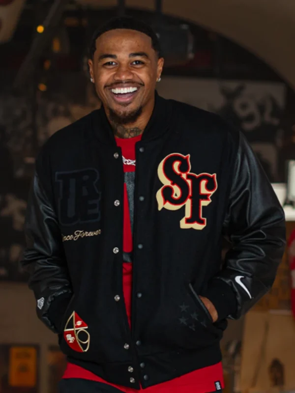 Kendrick Bourne 49ers Varsity Jacket