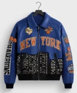 Kith New York Knicks 2026 Champions Leather Jacket
