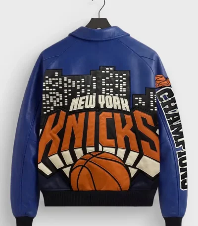 Kith New York Knicks 2026 Champions Leather Jacket