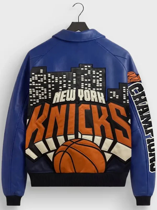 Kith New York Knicks 2026 Champions Leather Jacket