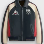 Kith X AVIREX Team USA Leather Bomber Jacket