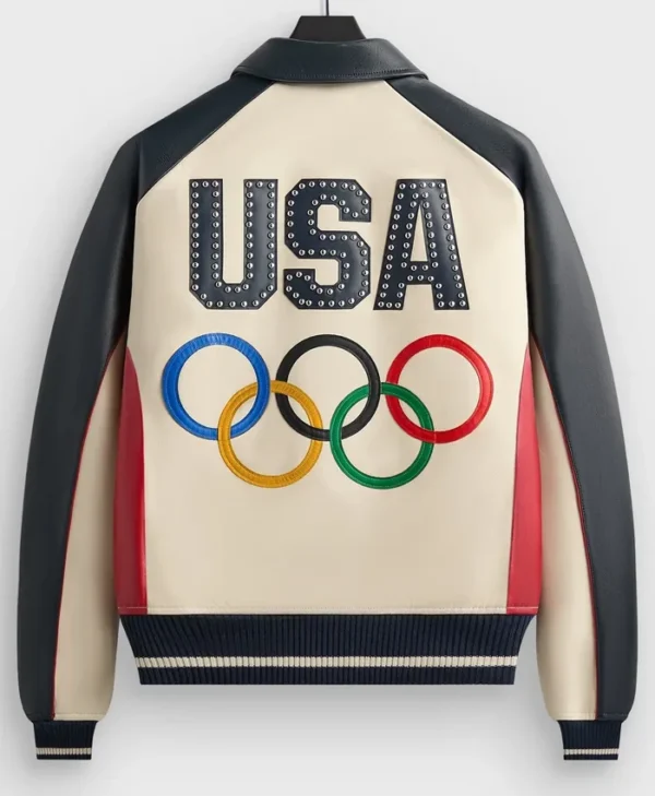 Kith X AVIREX Team USA Leather Bomber Jacket