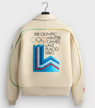 Kith x AVIREX Olympics Heritage Leather Bomber Jacket
