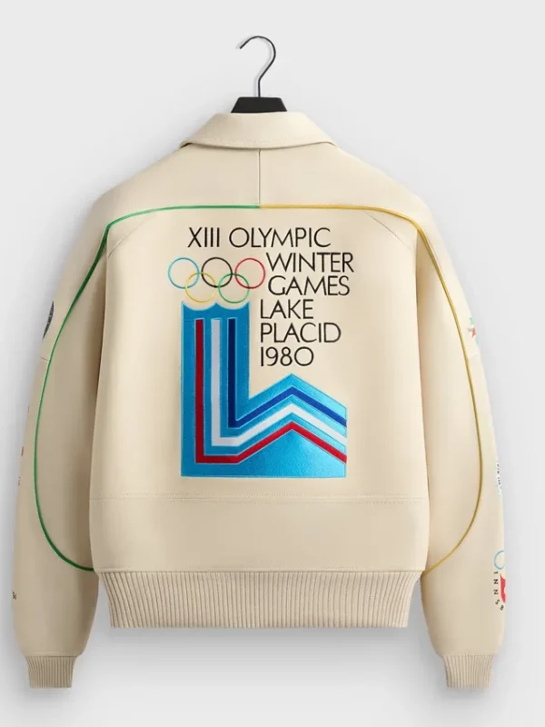 Kith x AVIREX Olympics Heritage Leather Bomber Jacket