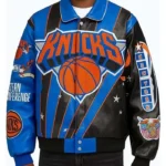 Kith x JH New York Knicks Leather Jacket