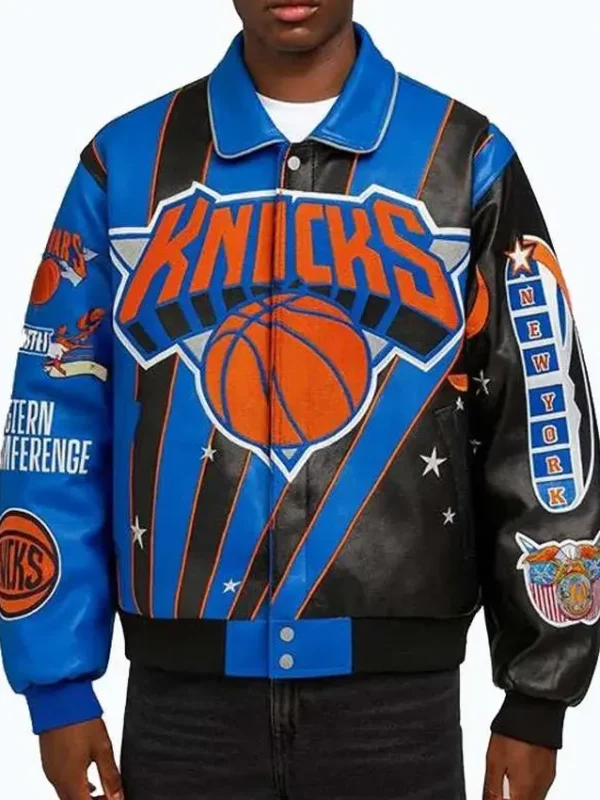 Kith x JH New York Knicks Leather Jacket