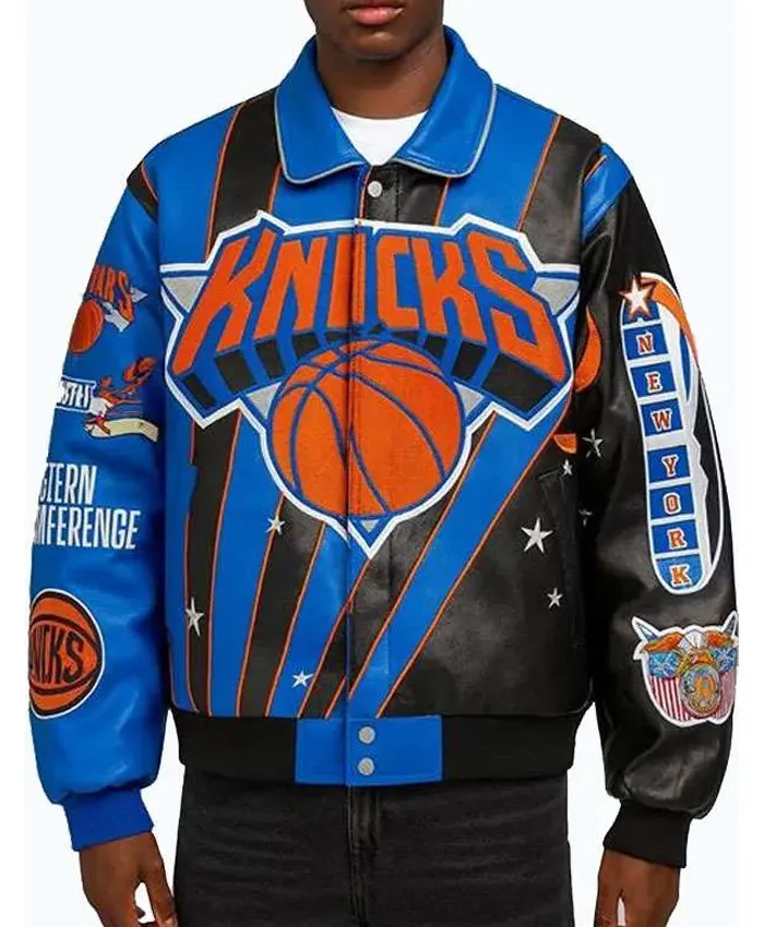 Kith x JH New York Knicks Leather Jacket Kith x JH New York Knicks Leather Jacket
