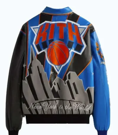 Kith x JH New York Knicks Leather Jacket