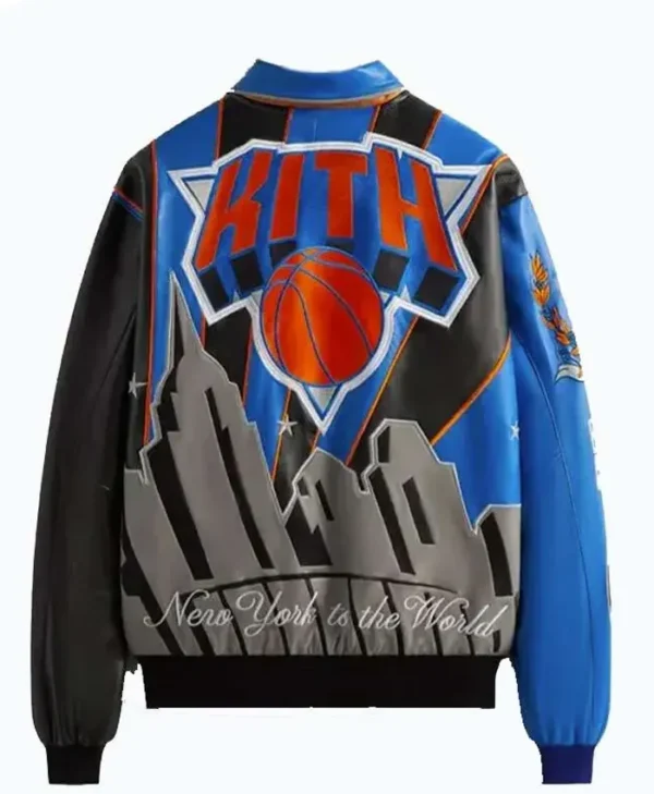 Kith x JH New York Knicks Leather Jacket
