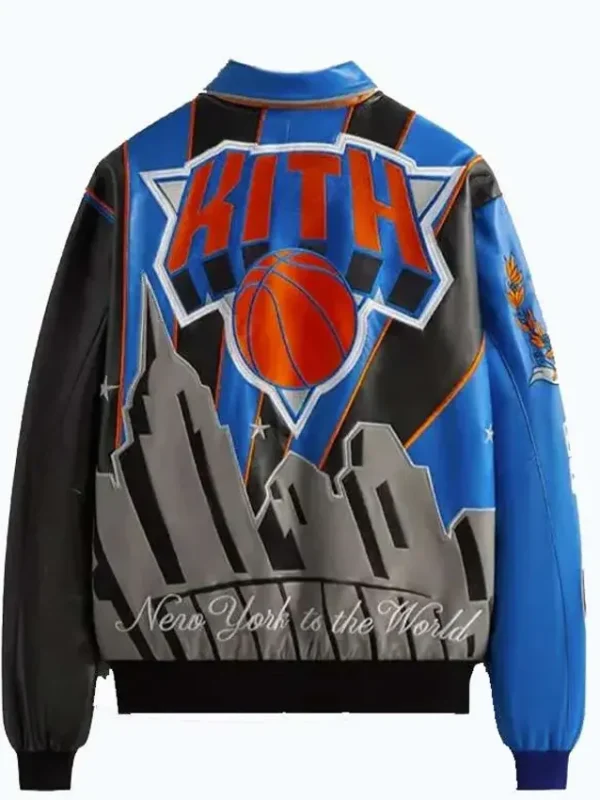 Kith x JH New York Knicks Leather Jacket