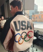 Kith X AVIREX Team USA Leather Bomber Jacket