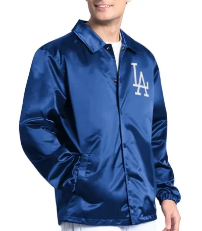 LA Dodgers Point Man Coaches Royal Jacket