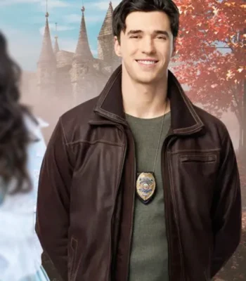 Lachlan Quarmby Providence Falls S01 Brown Leather Jacket