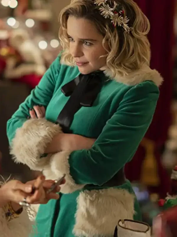 Last Christmas Emilia Clarke Green Jacket