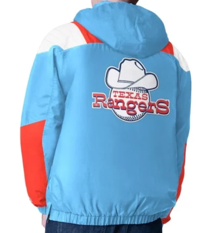 Texas Rangers Charger Half-Zip Pullover Jacket