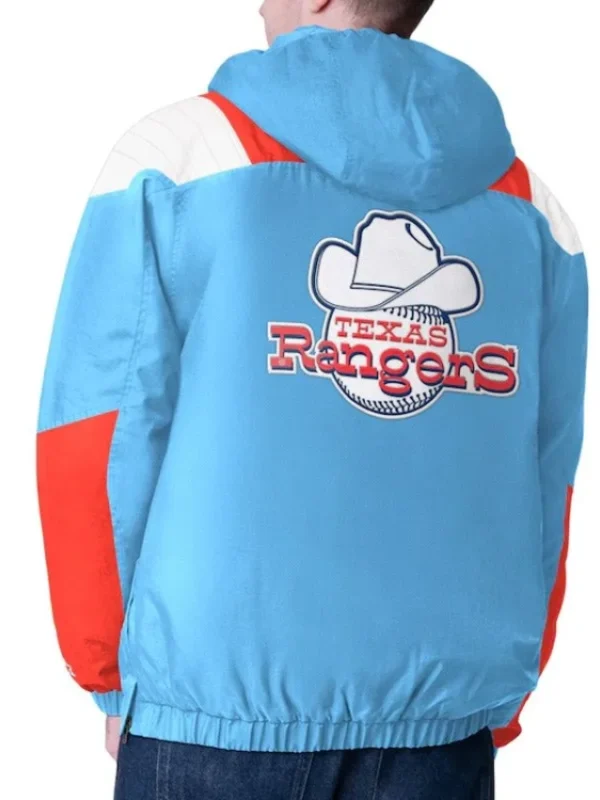 Texas Rangers Charger Half-Zip Pullover Jacket