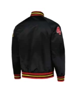 Milwaukee Brewers Black Lightweight Satin Jacket