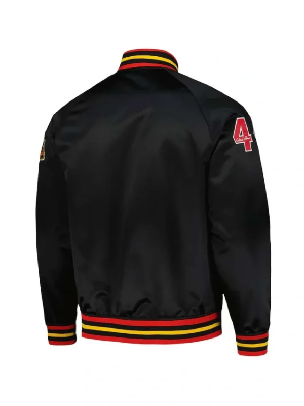 Milwaukee Brewers Black Lightweight Satin Jacket