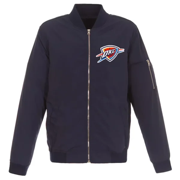 Lightweight OKC Nylon Bomber Jacket