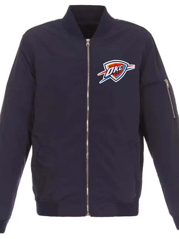 Lightweight OKC Nylon Bomber Jacket