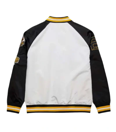Pittsburgh Pirate Black and White Lightweight Satin Jacket