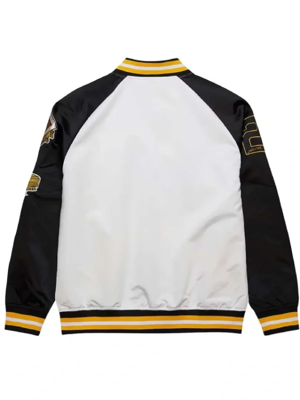 Pittsburgh Pirate Black and White Lightweight Satin Jacket