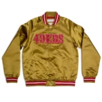 Lightweight San Francisco 49ers Golden Satin Jacket