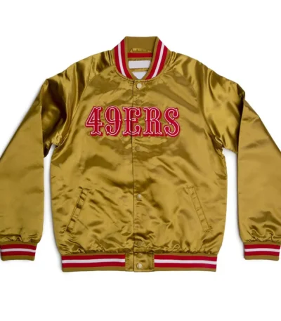 Lightweight San Francisco 49ers Golden Satin Jacket