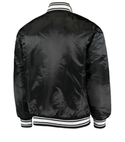 Locker Room New Orleans Saints Black Satin Jacket